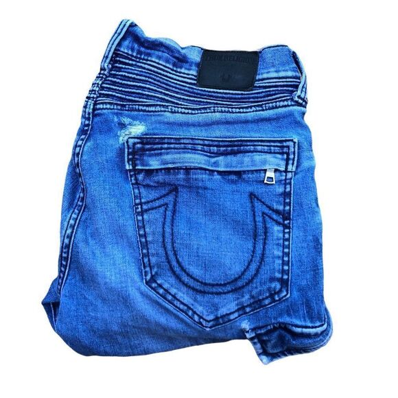 True Religion Jeans Size 29 ROCCO Blue - Picture 1 of 6